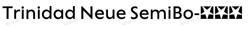 Trinidad Neue SemiBo字体转换